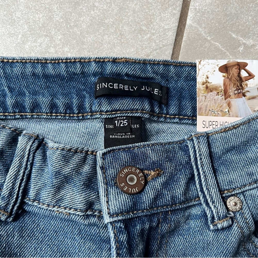 Super Ultra High-Rise Jean Shorts